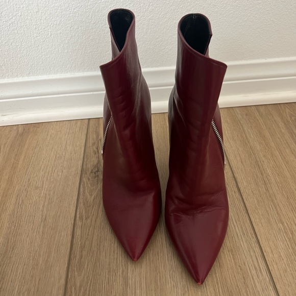 YSL - Saint Laurent Red Boots - Picture 5 of 14